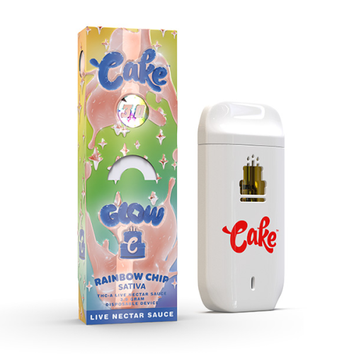 CAKE 3.0 Glow THC-A Live Nectar Disposable Vape 3gm/5ct/pk
